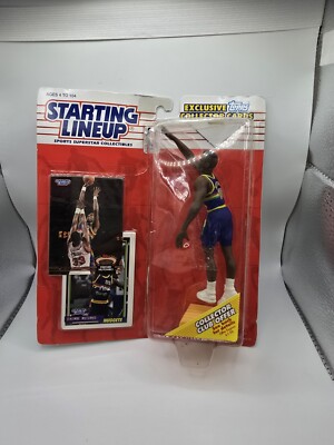 Dikembe Mutombo 1993 Starting Lineup Action Figure. Factory Sealed SLU