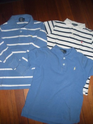 Lot of 3 boy39s Ralph Lauren polo shirts size 6