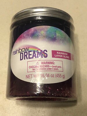 NEW RAINBOW DREAMS LAYER SLIME 16.04 OZ 455g AGES 3+ COLORS,RED,BLUE,PURPLE (29)