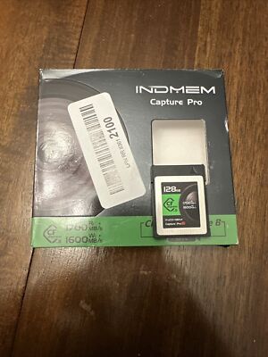 Professional INDMEM CFexpress Card 128GB Type B CFE R:1700 MB/s 8K Capture Pro