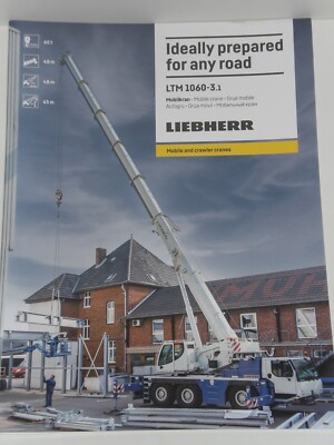 LIEBHERR LTM 1060-3.1 Mobilkran, mobile crane Prospekt 02/2022 ( LH 81 )