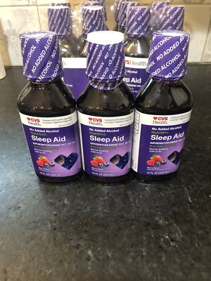 3 bottles -CVS Zzzquil Nighttime Pain Relief Sleep Aid Liquid, 12 fl oz x3