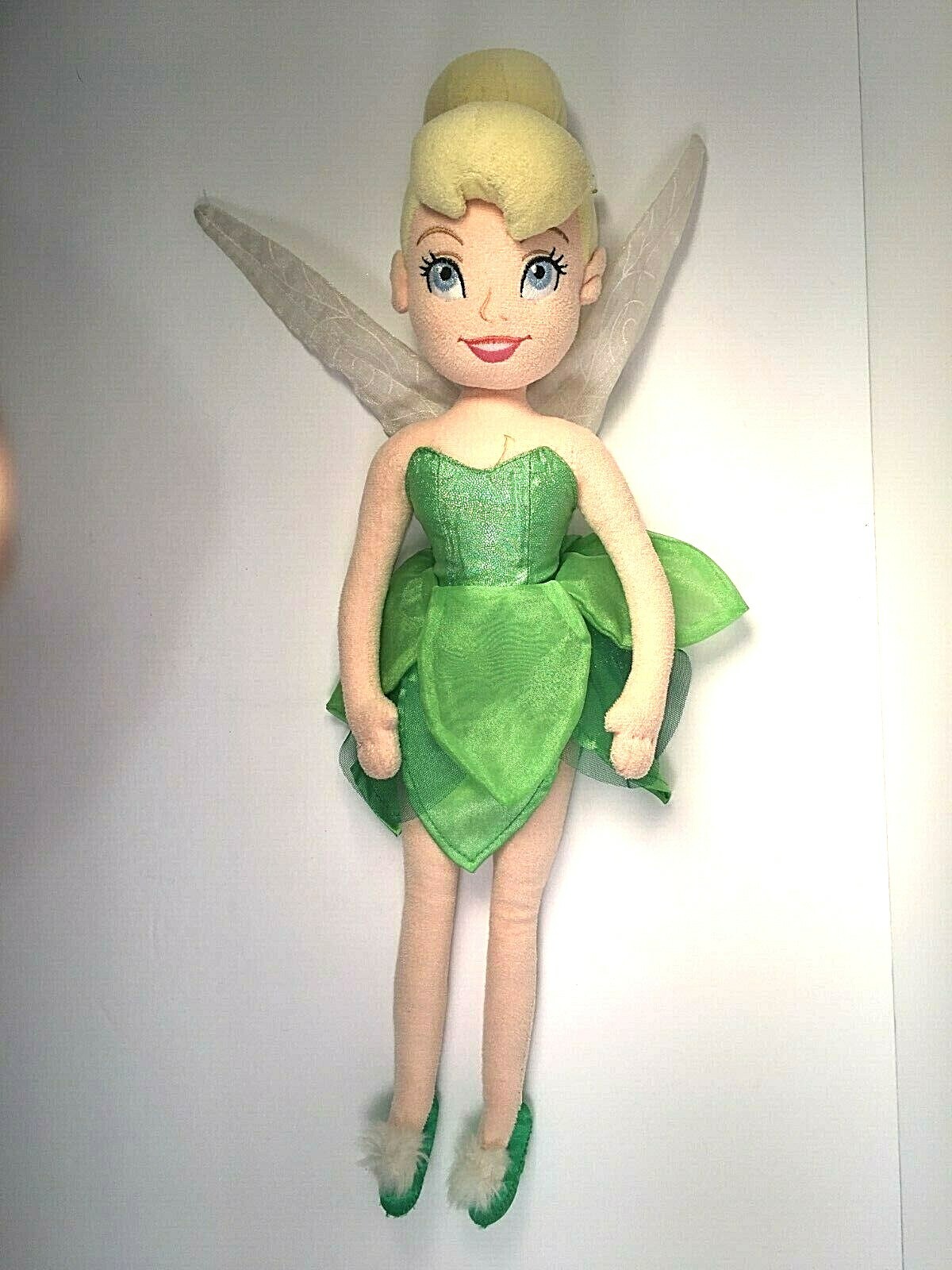 Disney Store Tinkerbell Faeries Tink Fairy Stuffed Soft Plush Rag Doll Toy 22