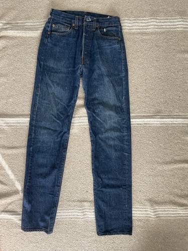 Vintage Levi's 501 Made In USA 27 x 34 Dark 80's Ranch Find