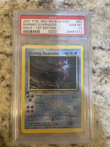 PSA 10 Seq. Pokemon M Gyarados EX Japanese Rage of the