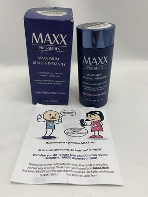 MAXX PRO SERIES Volumizing Hair Fibers with real Keratin DARK BROWN