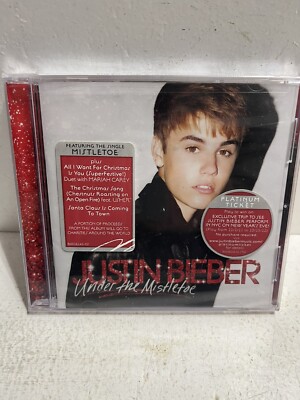 justin bieber under the mistletoe Christmas Music Cd Sealed