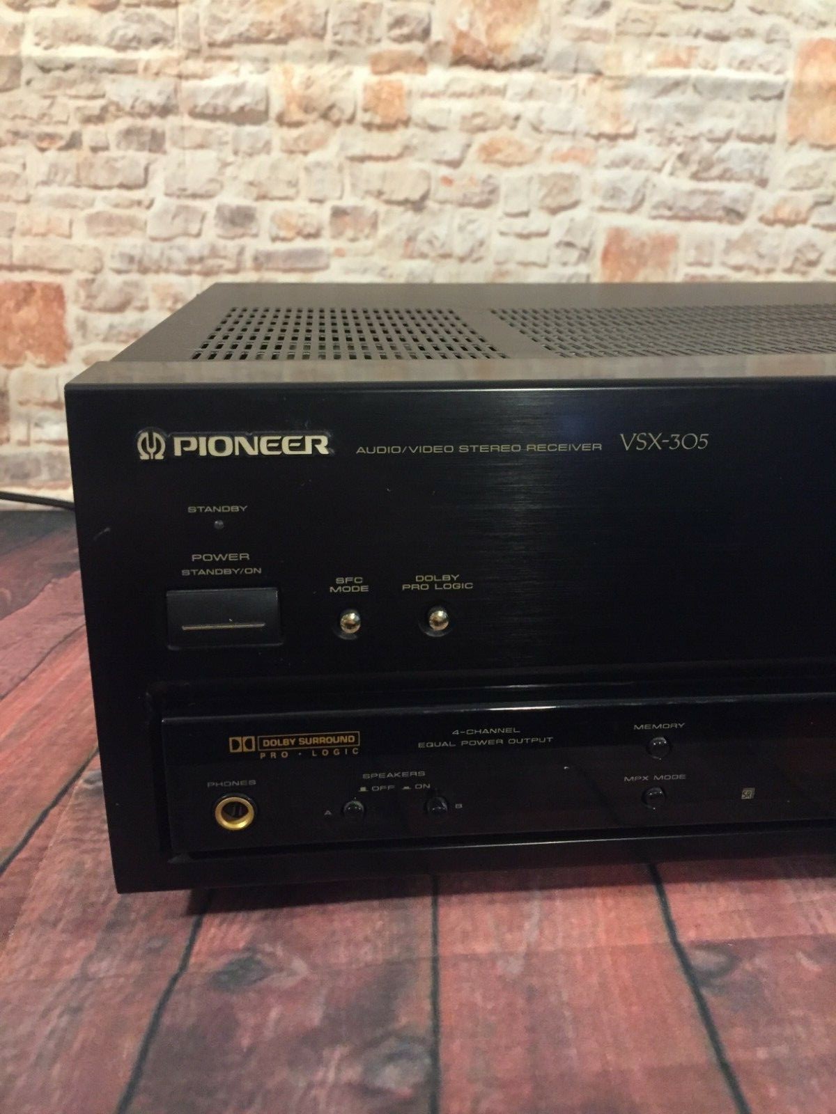Tested PIONEER VSX-305 PRO LOGIC 60 Watt Home Theater Stereo Receiver Amplifier