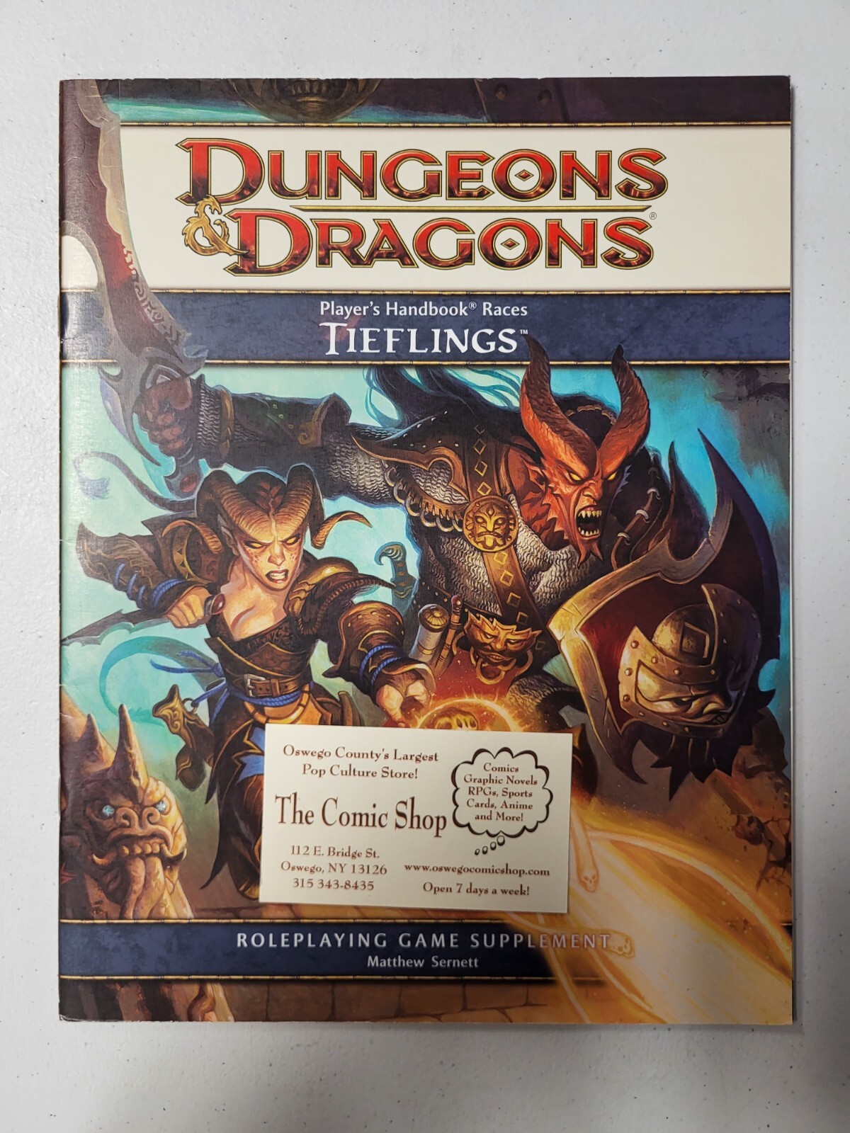 's Handbook Races: Tieflings (4th Edition D&d), Mearls, Mike, 978078695489