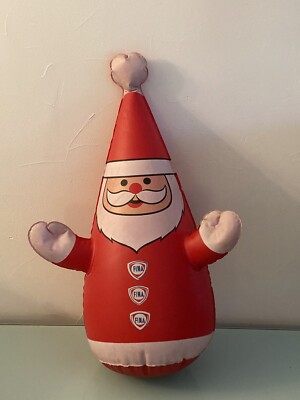 Père Noel gonflable cadeau station service Fina année 60