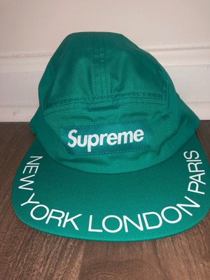 supreme visor print camp cap