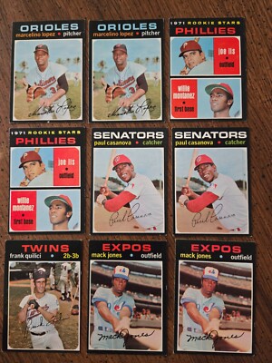 1971 TOPPS BASEBALL YOU PICK #137 - #636 ****FREE SHIPPING****