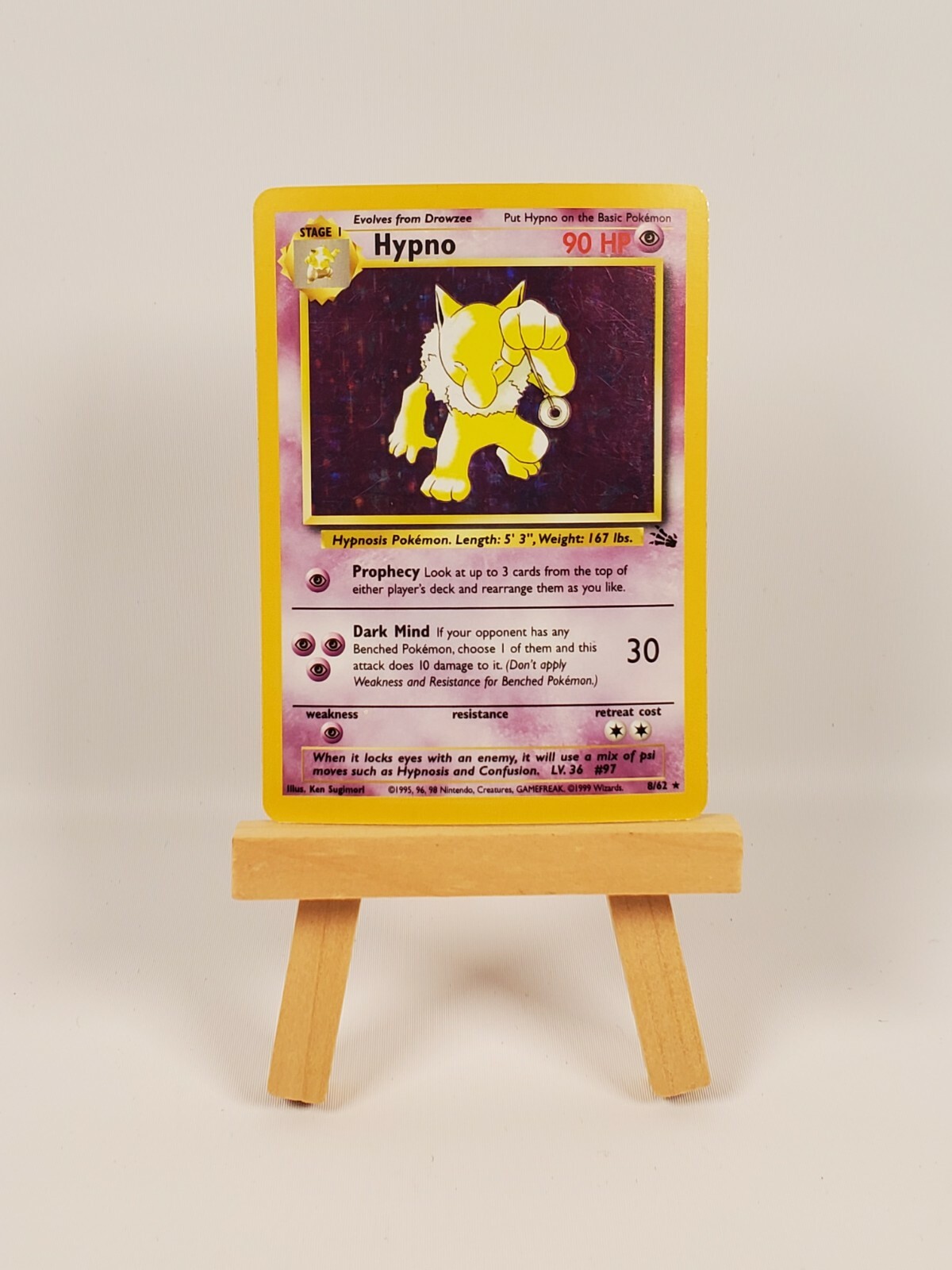 1999 Vintage Pokemon Fossil - 8/62 Hypno (Holo) | eBay 1999 Vintage Pokemon Fossil - 8/62 Hypno (Holo) | eBay
