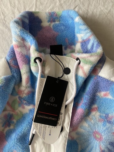 Pre-owned Love Shack Fancy Womens Bogner Fire + Ice Ninetta Jacket Size S In Multicolor