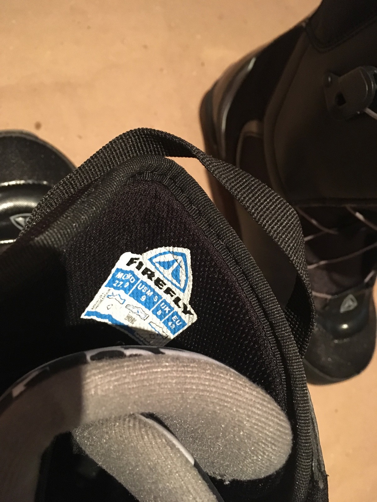 Chaussures de snowboard noir homme FIREFLY