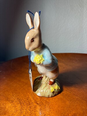 Peter with Daffodils, Royal Albert Beatrix Potter 1996 Figurine 100 anniversary