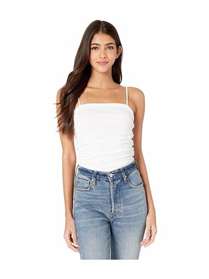 

Женский белый боди на тонких бретельках FREE PEOPLE, топ для миниатюрных размеров, размер