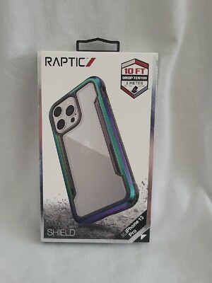 Raptic Iphone 2021 6.1  Phone Case Purple Blue Green L Drop Protection NEW!!