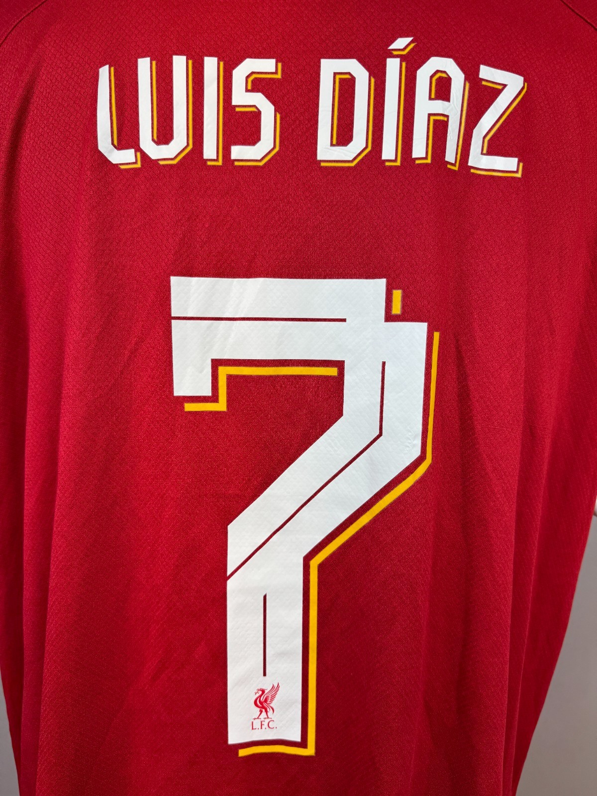 LIVERPOOL 2023 2024 LUIS DIAZ HOME SHIRT FOOTBALL SOCCER JERSEY