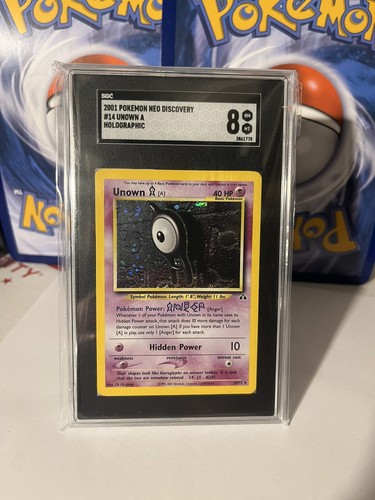 SGC 8 2001 Pokemon TCG Neo Discovery Unlimited #14 Unown A
