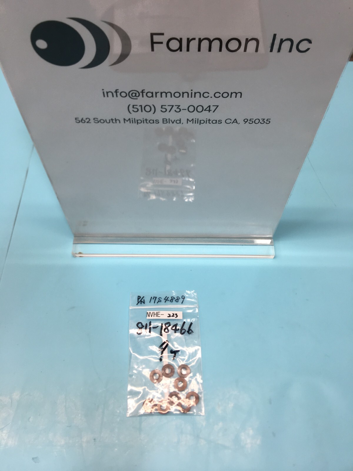 9 AXCELIS  17S4889 SPACER, 811-18466, 188459