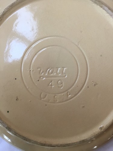 Watt Pottery # 49 Chop Plate