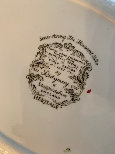 Ridgway HERITAGE Early Canada Scenes 12