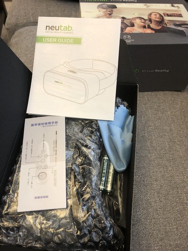 NeuTab VR 2nd Gen Virtual Reality VR Headset 3D Glasses with Remote Controller &