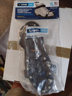 STABIL ICERS Ice Cleats Size Large Brand New