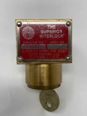 Superior Interlock S105810Y Interlock Panel Lock w/Key