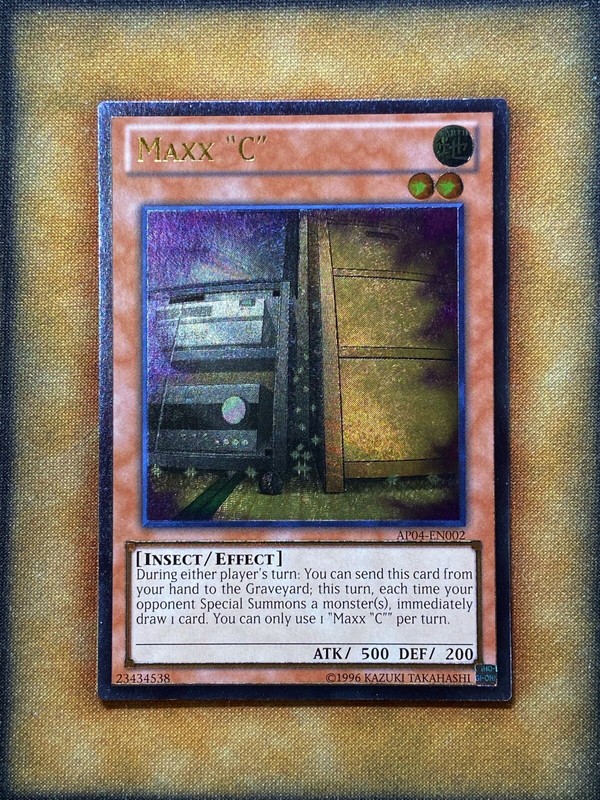 Yugioh Maxx “C” AP04-EN002 Ultimate Rare NM | eBay