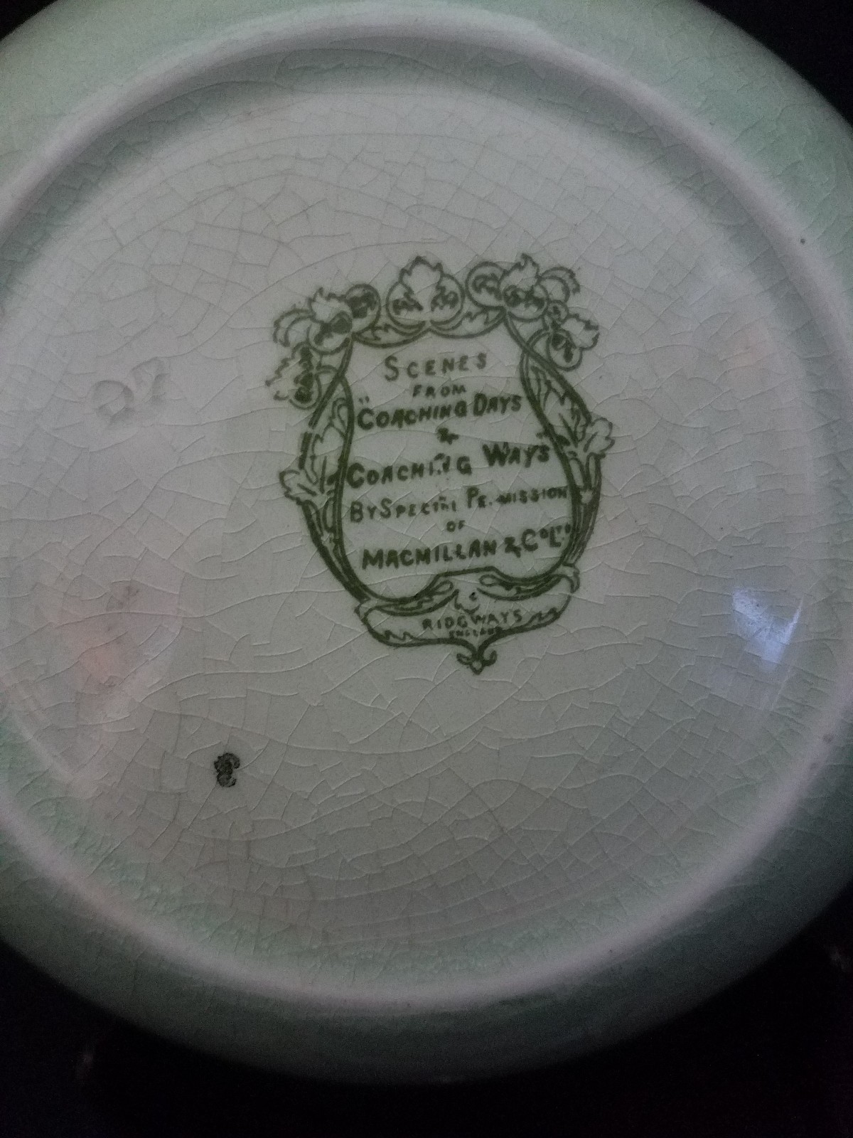 Ridgways England Scenes from Coaching Days & Coaching Ways cup saucer creamer