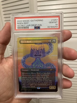 Risen Reef Foil MTG Secret Lair The Stars Gaze Back PSA 10 Gem Mint