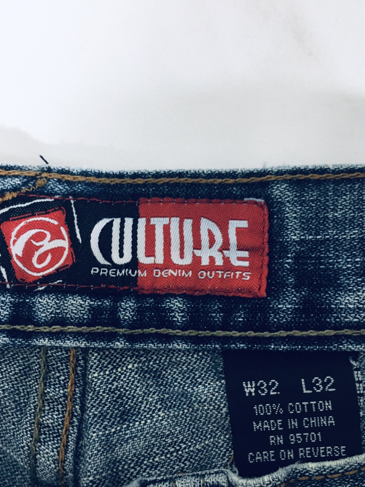 Culture Jeans Men's Blue Denim 32W x 