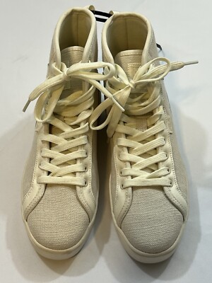 FILA Madina Women's Beige Canvas Lifestyle Sneaker Shoes Sz. 9