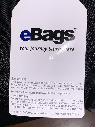 Ebag Pro Slim Junior Laptop Backpack, Black, NWT