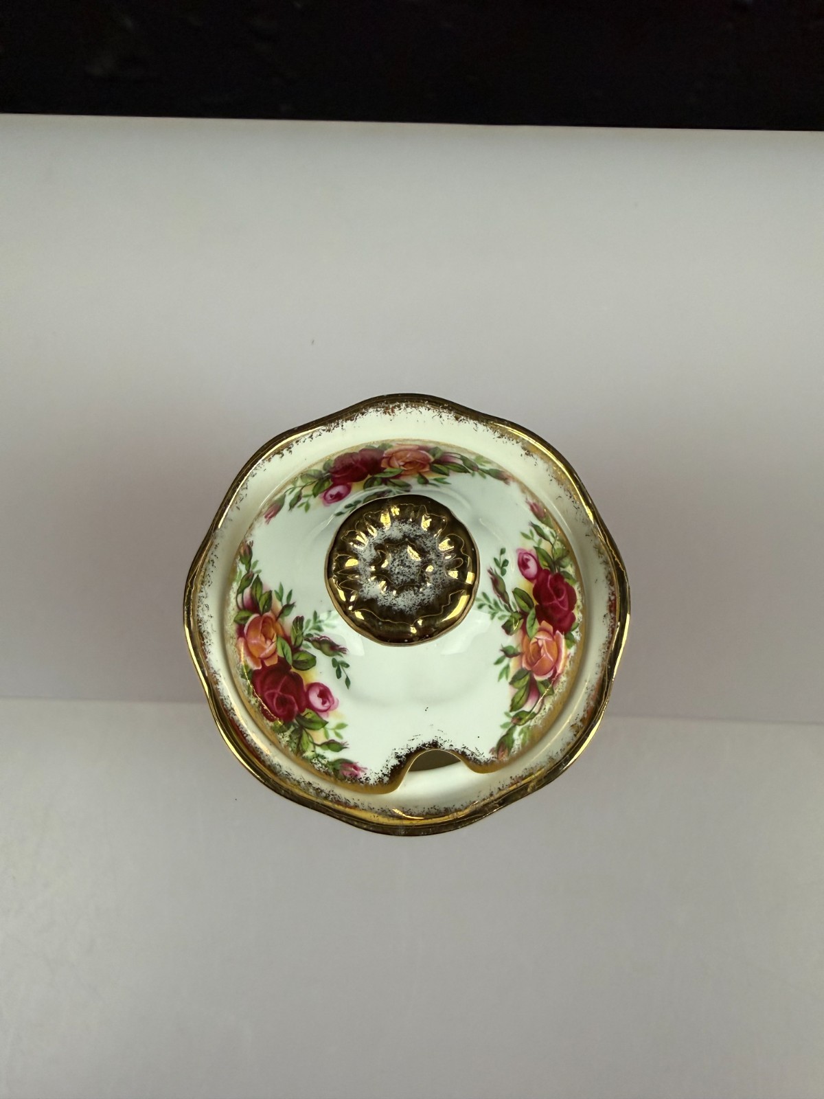 Royal Albert Old Country Roses Preserve Jar / Jam Pot