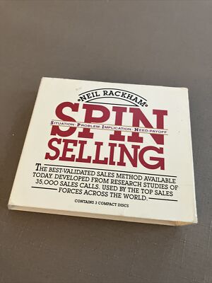SPIN Selling by Neil Rackham (2000, Compact Disc, Abridged edition)