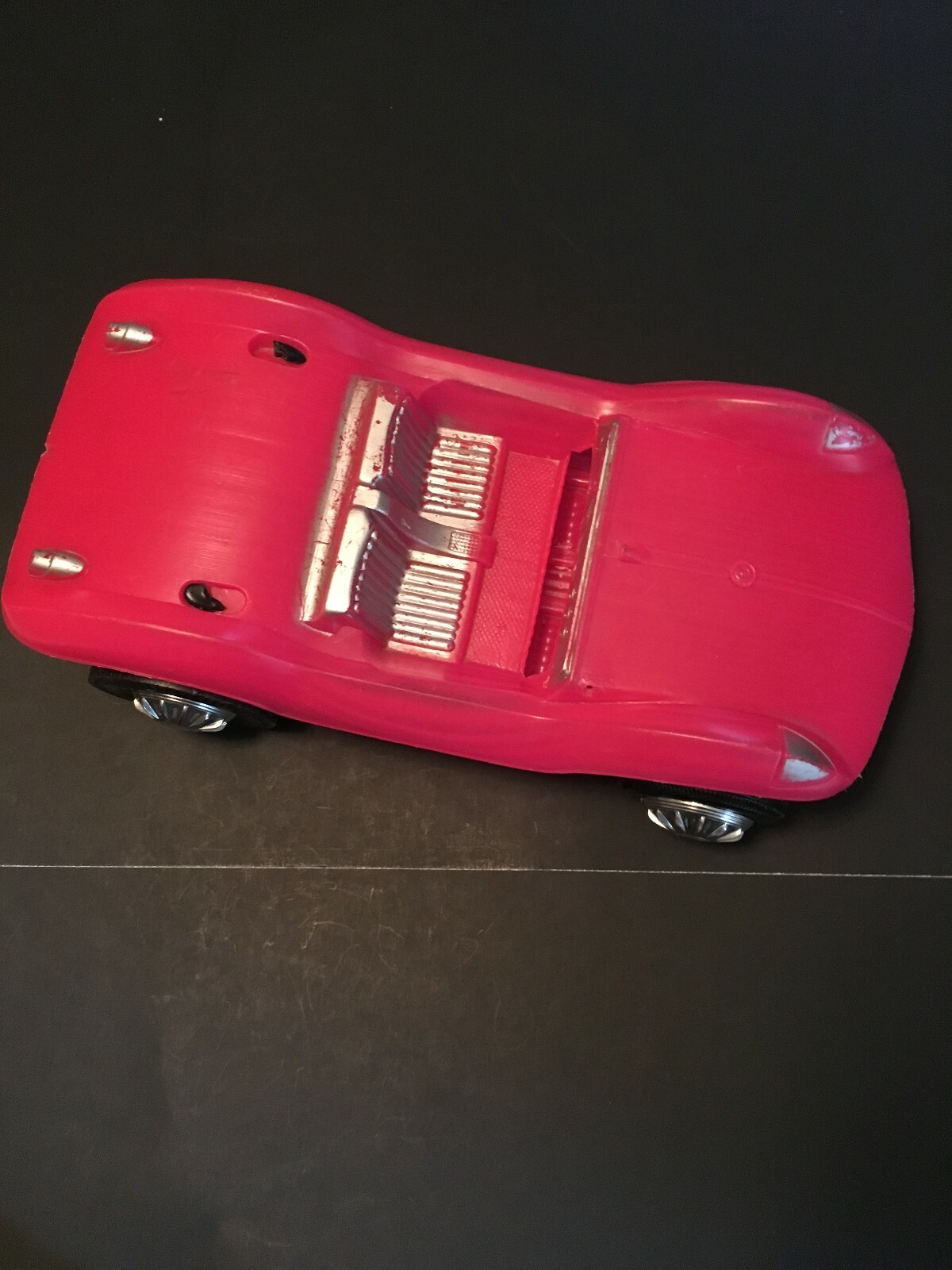 VINTAGE Pink Toy Car by the Irwin Corporation -