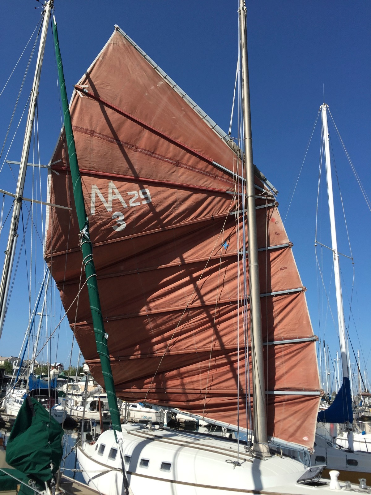 1980 Bounty North Atlantic 29 Chinese Junk Rig Cruising Boat in Alameda , Ca NR