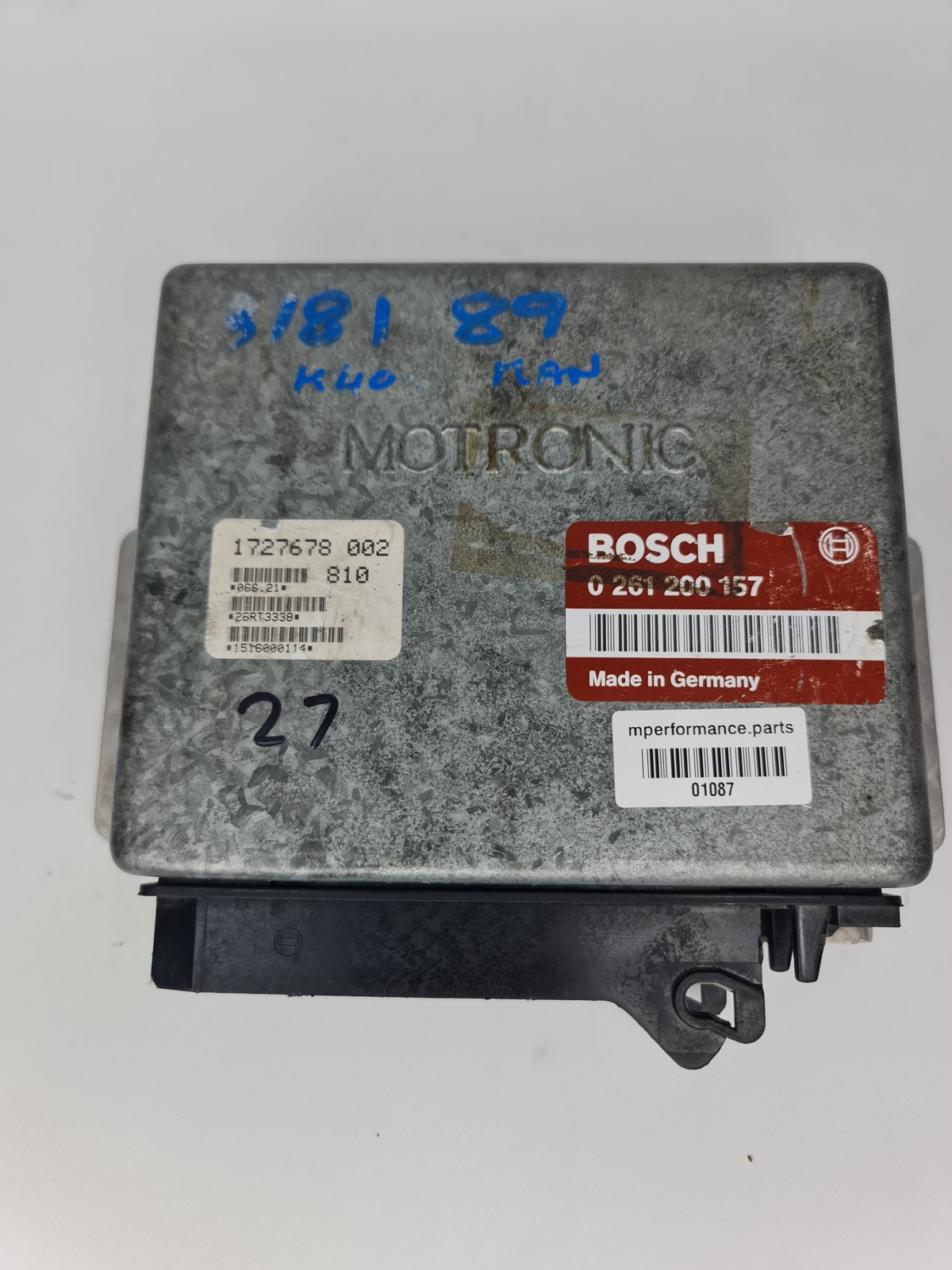 0 Bmw 1727678 - Genuine E30 1.8L M40B18 Engine Control Unit ECU 0261200157 image 5