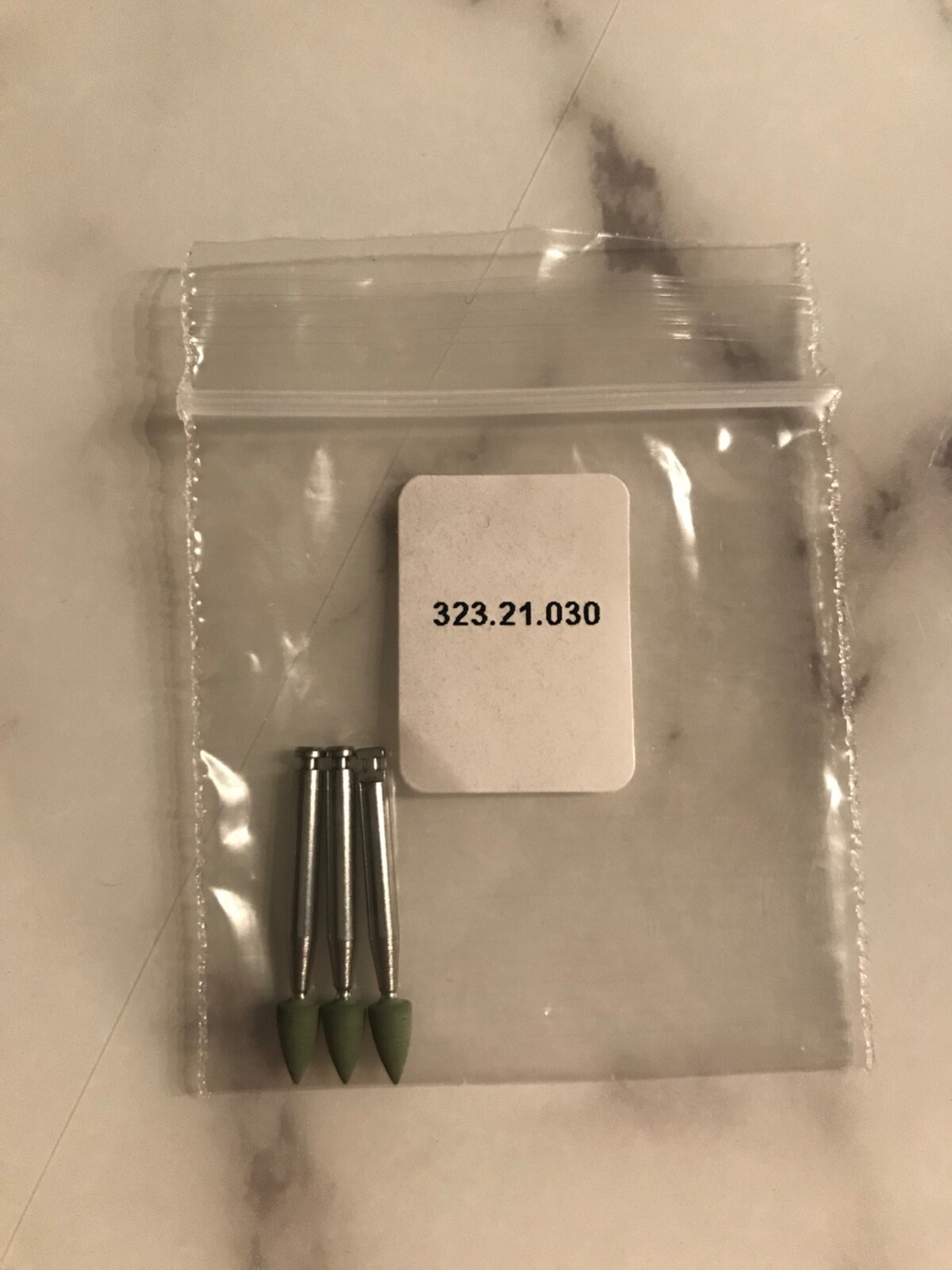 Brasseler Green and Brown Metal Polishers