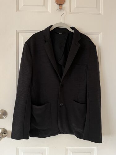 Goodfellow Co Blazer Mens Small Gray Cotton Polyester Suit Jacket Sport Coat
