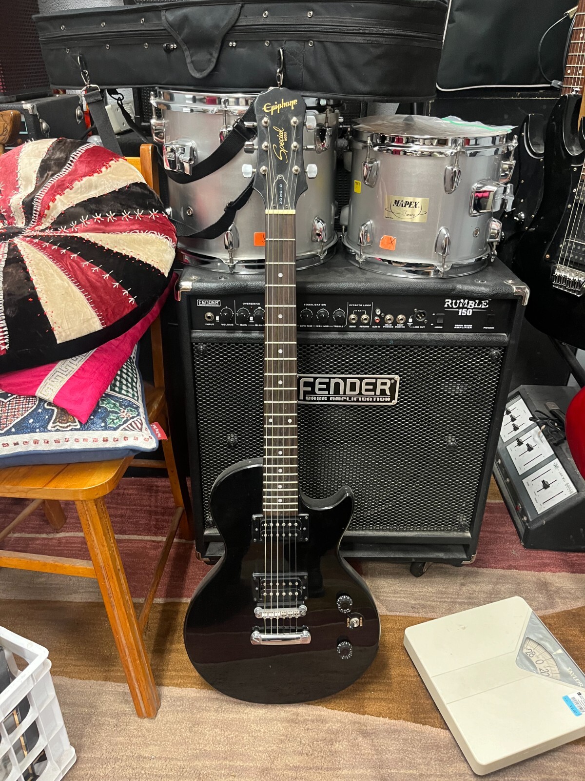 Epiphone LesPaul Custom Pro エレキギター ケース付 エピフォン レスポールカスタム エレキギター ケース付き - メルカリ