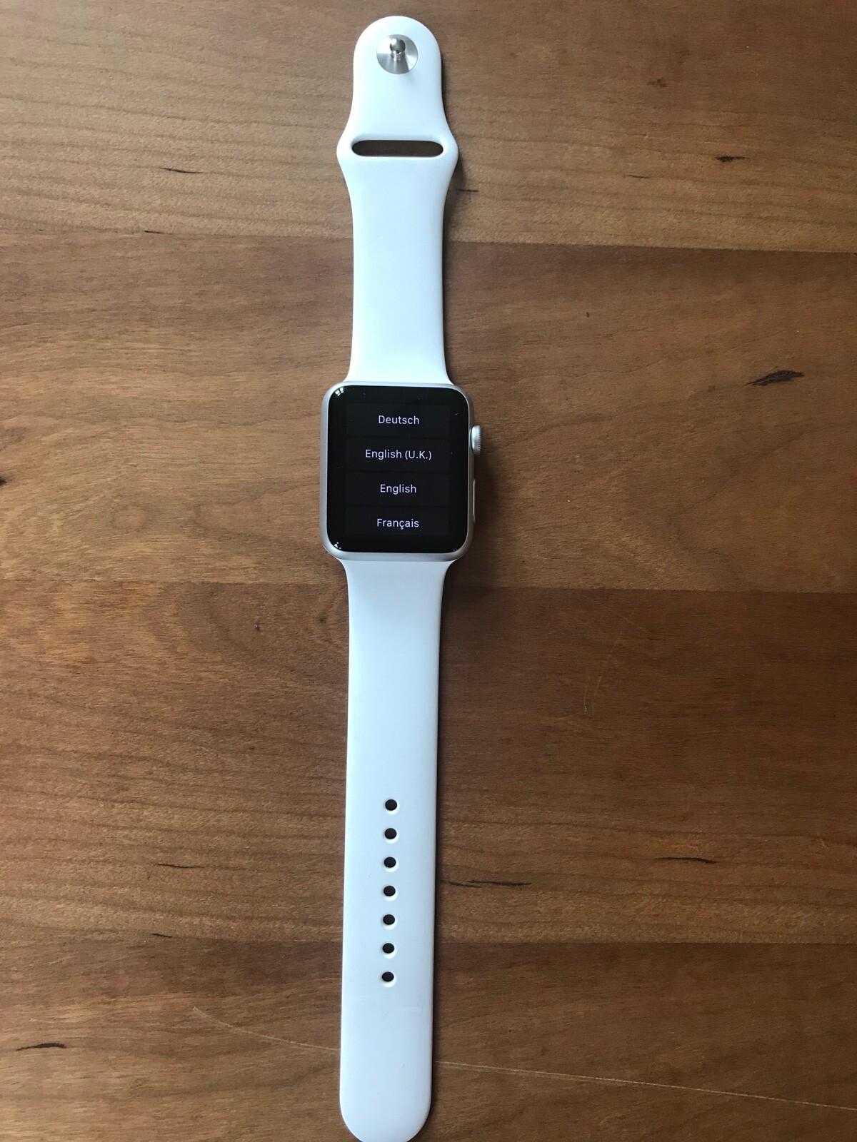 apple watch Sport  A1554 1st Generation weiss in Grösse M/L