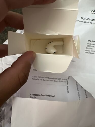 Apple AirPods 3rd Generation LEFT Airpod - Replacement Apple AirPods 3rd Generation LEFT Airpod - Replacement