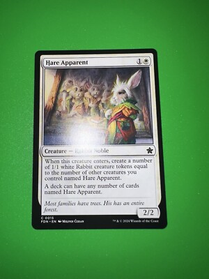 MTG / Hare Apparent / FDN / #0015 / Regular / Common / NM