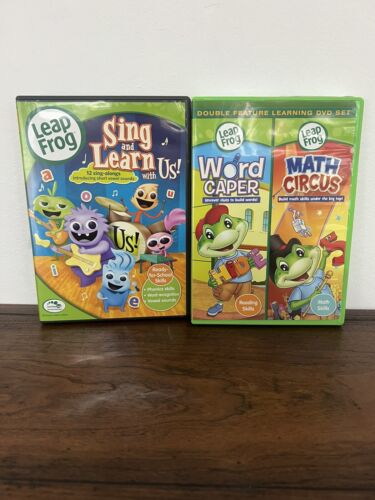 X2 LeapFrog: Math Circus,word Caper, Sing And Learn DVDs | eBay X2 LeapFrog: Math Circus,word Caper, Sing And Learn DVDs | eBay