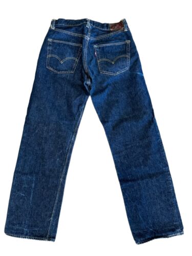 Levis 1940s 501XX Big E Hidden Rivet 29W 28L Leather Tag Levis 1940s 501XX Big E Hidden Rivet 29W 28L Leather Tag