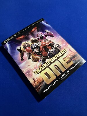 TRaNsFoRMeRs oNe: 4K+blu ray+d/c with  NEAR MiNT  Slipcover   BRaND New 